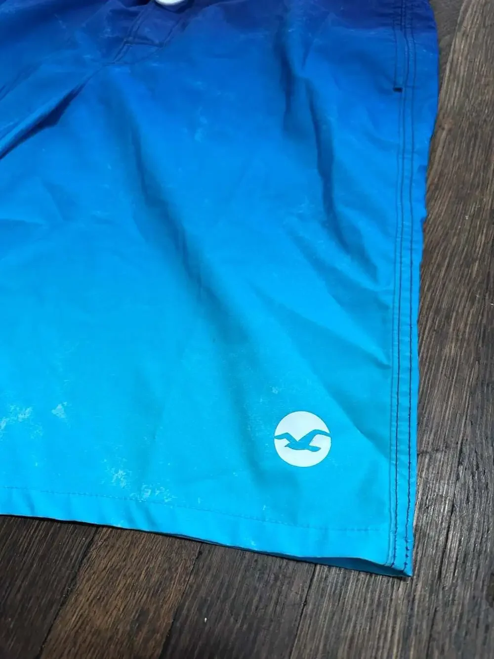 Hollister California Epic Flex Stretch Blue Ombre Board Shorts
